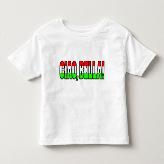 ciaoのbella! トドラーTシャツ (正面)