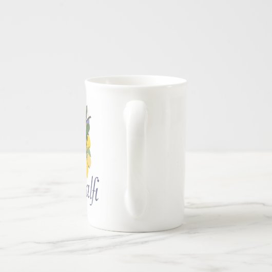 Ciaoアマルフィの骨灰磁器のマグ ボーンチャイナマグカップ (裏面)