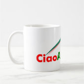 Ciaoアメリカのあなたの日始めて下さい コーヒーマグカップ (左)