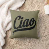 Ciaoスクリプト（黒） クッション (ブランケット)