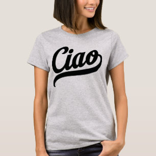 Ciaoスクリプト(黒) Tシャツ