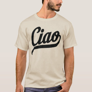 Ciaoスクリプト（黒） Tシャツ