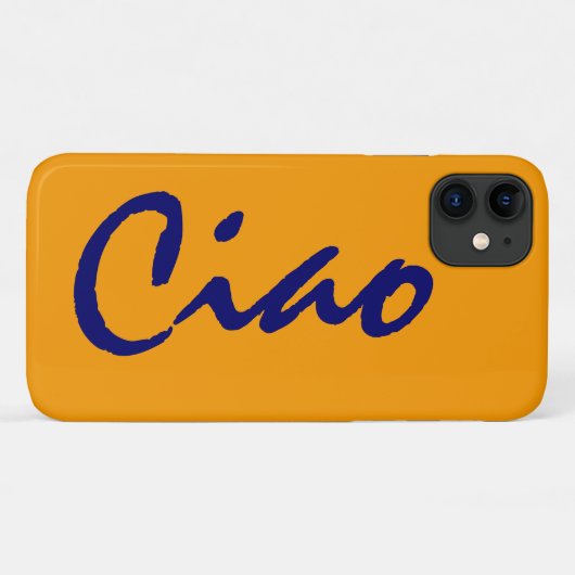 CiaoハクールローイタリアントレンディーiPhone Case-Mate iPhoneケース (裏面(横))