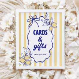 CIAOベビーレモンカ地中海のード&ギフトサイン ポスター