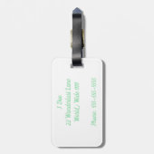 Ciaoラゲージタグ ラゲッジタグ (裏面縦)