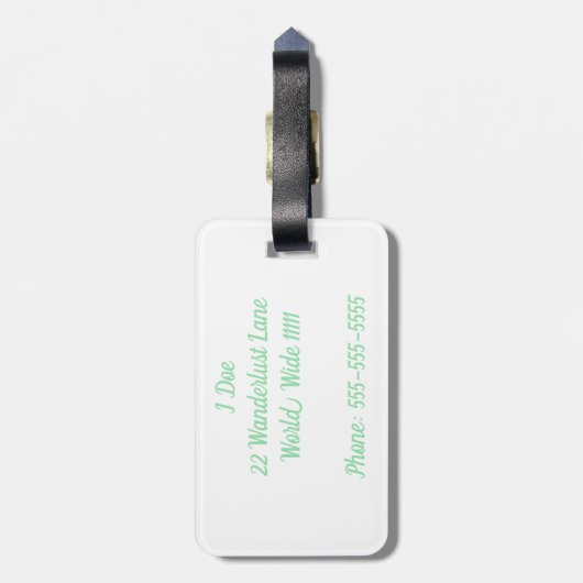 Ciaoラゲージタグ ラゲッジタグ (裏面縦)