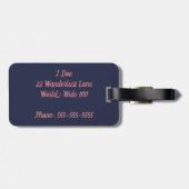 Ciaoラゲージタグ ラゲッジタグ (裏面横)