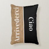 Ciao – あいさつイタリアンき アクセントクッション (正面(垂直))