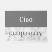 Ciao – あいさつイタリアンき ドアマット (正面)