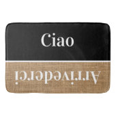 Ciao – あいさつイタリアンき バスマット (正面)