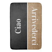 Ciao – あいさつイタリアンき バスマット (正面縦)