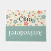 Ciao – あいさつイタリアンき – 春 ドアマット (正面)