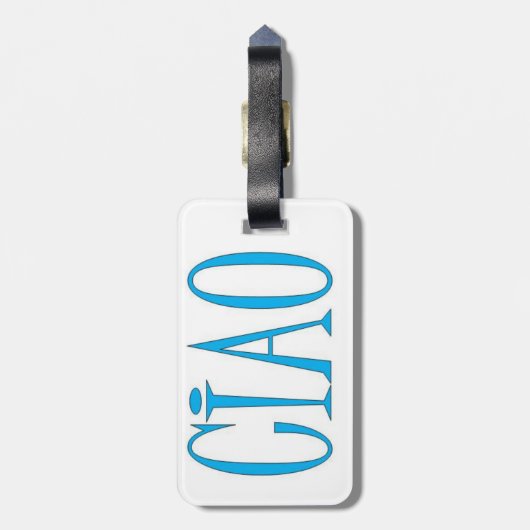 Ciao ラゲッジタグ (裏面縦)