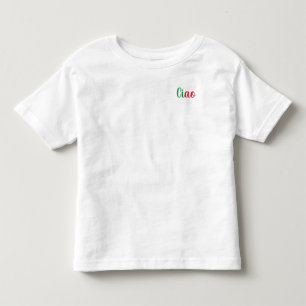 Ciao -手書きの挨拶イタリアン文 トドラーTシャツ