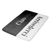 Ciao    – 挨拶イタリアン文 バスマット (アングル)