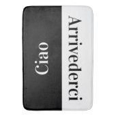 Ciao    – 挨拶イタリアン文 バスマット (正面縦)