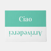 Ciao    – 案内 – ビスイタリアンケー（緑） ドアマット (正面)