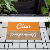 Ciao – 素朴なDoormatの挨拶 ドアマット