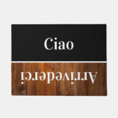 Ciao   - 3ドアマッイタリアントの挨拶 ドアマット (正面)