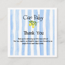 Ciao Baby ブルーストライプ レモン ベイビー向け絵本