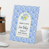 Ciao Baby, Blue Tiles And Lemons Cards & Gift 台座サイン (インサイチュ)