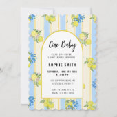 Ciao Baby, Grafeful Lemon, Italian Blue Tiles 招待状 (正面)