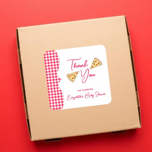 Ciao Baby Italian Baby Shower スクエアシール