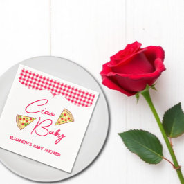 Ciao Baby Italian Baby Shower スタンダードカクテルナプキン