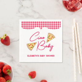 Ciao Baby Italian Baby Shower スタンダードカクテルナプキン
