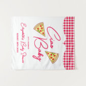 Ciao Baby Italian Baby Shower タペストリー (正面(横))