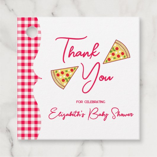 Ciao Baby Italian Baby Shower フェイバータグ (正面)