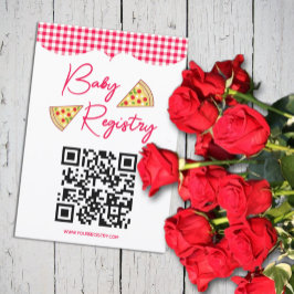 Ciao Baby Italian Baby Shower Registry エンクロージャーカード