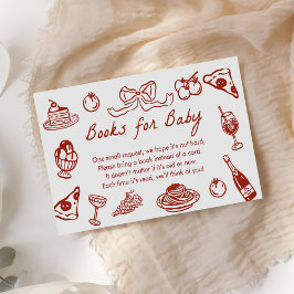 Ciao Baby Italian Pizza Baby Shower Books For Baby エンクロージャーカード