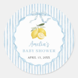 Ciao Baby Lemon Themes Baby Shower  ラウンドシール