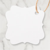 Ciao Baby Lemon Wreath Amalfi Baby Shower  フェイバータグ (裏面)