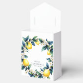 Ciao Baby Lemon Wreath Favor Boxes | Amalfi Citrus フェイバーボックス (オープン)