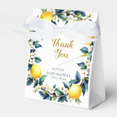 Ciao Baby Lemon Wreath Favor Boxes | Amalfi Citrus フェイバーボックス (正面サイド)