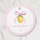 Ciao Bambina ピンクレモンファバータグ フェイバータグ (正面)