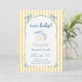 Ciao Bambino Baby Shower 招待状 (スタンド正面)