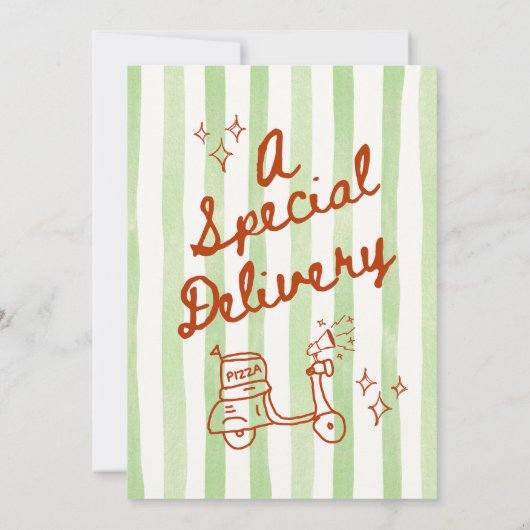 Ciao Bambino Baby Shower Invitation 招待状 (裏面)