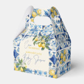 Ciao Bambino greek lemon baby shower フェイバーボックス (正面サイド)