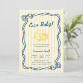 Ciao Bambino Italian Baby Shower 招待状 (スタンド正面)
