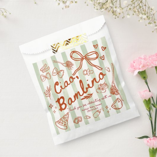 Ciao Bambino (Olive Green) フェイバーバッグ (封をした状態)