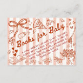 Ciao Bambino Red - Books for Baby  エンクロージャーカード (正面)