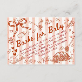Ciao Bambino Red - Books for Baby  エンクロージャーカード
