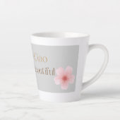 Ciao Beautiful, Elegant Floral Gift  カフェラテマグ (右)