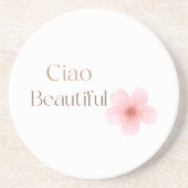 Ciao Beautiful, Elegant Floral Gift コースター (正面)