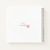 Ciao Beautiful, Elegant Floral Gift ノートブック (裏面)