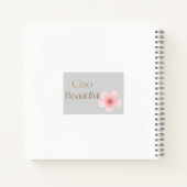 Ciao Beautiful, Elegant Floral Gift  ノートブック (裏面)