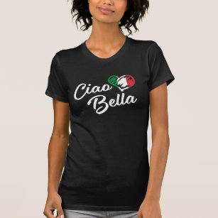 Ciao Bellaのかわいくイタリアンなギフト Tシャツ